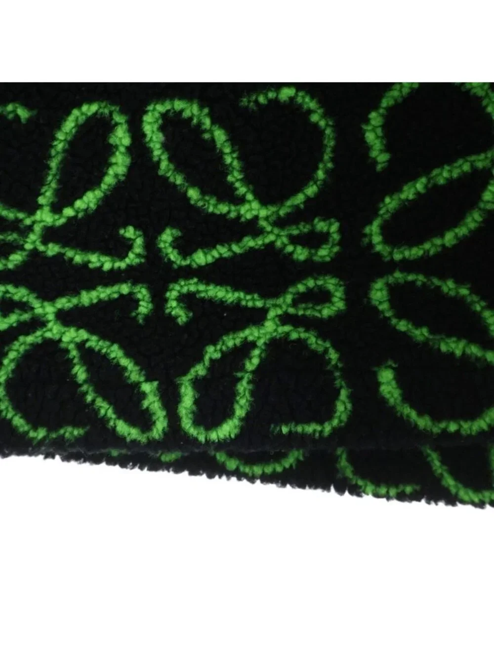Loewe Jacquard Bermuda Shorts Anagram Black Green